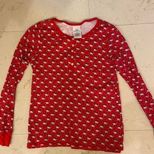 Vineyard vines Santa whale top size small